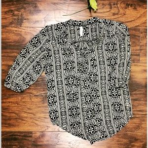 NW/OT Aztec Print Top XS/PT